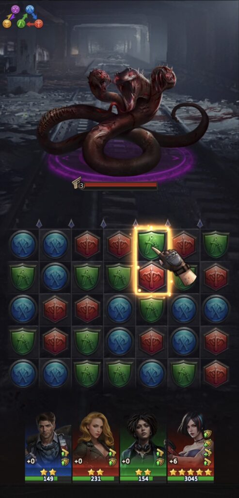 パズル&サバイバル_ゲーム画面