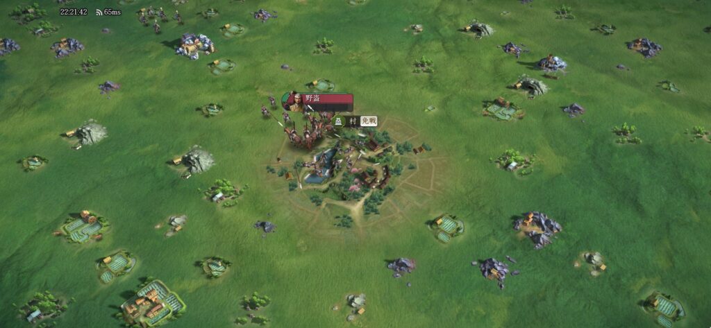 信長の野望真戦_ゲーム画面